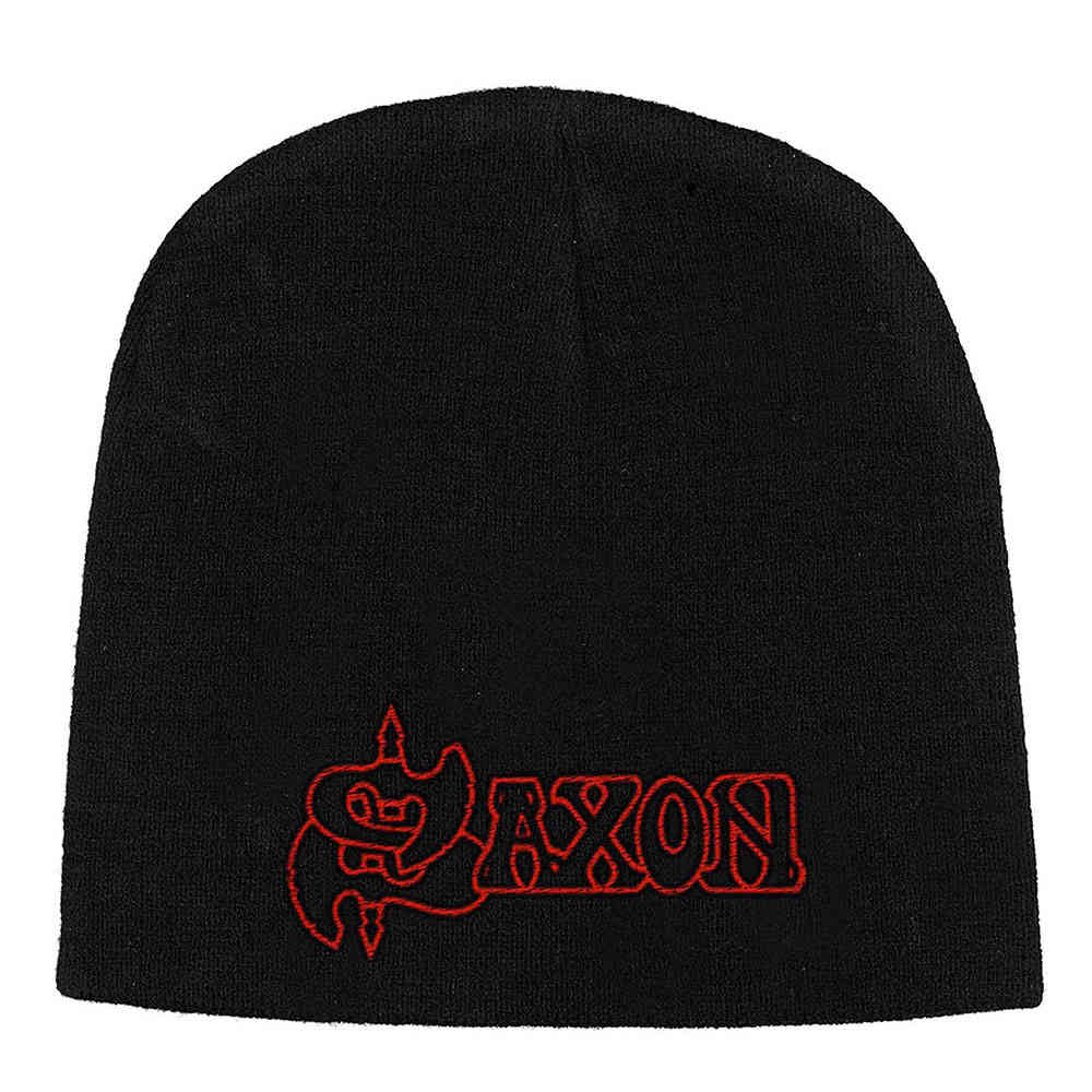 Saxon - Logo Beanie Muts - Zwart